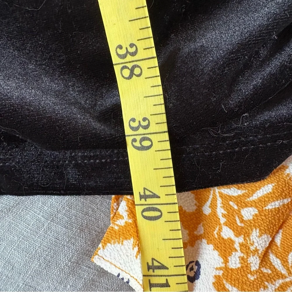 Eloquii Black White Pearl Embellished Bodycon Velvet Mini Dress 16 Long Sleeve - Picture 9 of 9